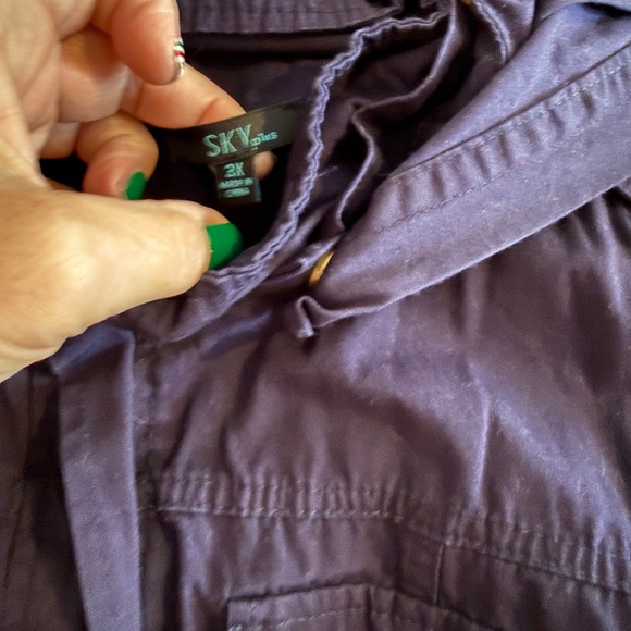 Sky Deep Purple Hooded Jacket - Picture 5 of 11